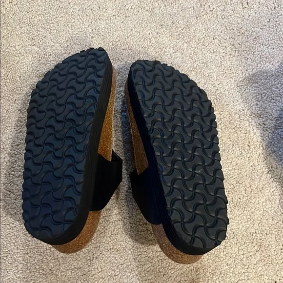 Papillio Vegan Black Sandals - Picture 2 of 4